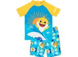 Baby Shark - Costume Da Bagno A Due Pezzi "Surf's Up!"" Per Bambino NS7147 (86) (Blu/Giallo)"