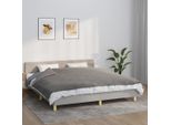 The Living Store Coperta Pesata Con Rivestimento Grigio 155X220 Cm 7 Kg Tessuto