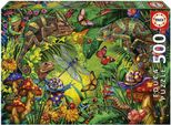 Educa - Puzzle Colorato Della Giungla Da 500 Pezzi