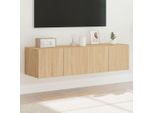 Maison Exclusive - Mobile Tv Con Luci Led 2 Pezzi In Rovere Sonoma 60X35X31 Cm