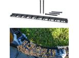 Gardenix (Bordatura Per Prato 45 Mm X 80 Mm) Bordatura Per Aiuole Bordatura Per Aiuole Bordatura Per Prato Pietre Da Pavimentazione Bordatura Per Falciatura + 3 Chiodi Per Metro – 4 M