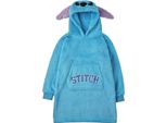 Lilo & Stitch - Coperta Con Cappuccio NS7573 (Taglia Unica) (Blu)