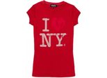 Maglietta "I Love New York"" Da Donna NS7741 (L) (Rosso)"