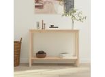The Living Store Consolle 110X40X80 Cm Legno Massello Di Pino