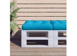 Cuscino Per Pallet Blu 50X50X12 Cm In Tessuto - Cuscini Per Mobili Da Giardino 360429