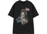 Monster High - Maglietta Da Donna A Maniche Corte NS8527 (Xxl) (Nero)