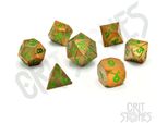 Zestaw Kostek Do Gier Rpg Gorgon Gaze - Metalowe Kostki Critstones (7)