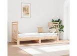 The Living Store Letto Da Giorno Allungabile 2X(90X190) Cm In Legno Di Pino Massiccio