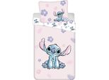 Lilo & Stitch - Fiori - Set Di Biancheria Da Letto AG3678 (Letto Singolo) (Rosa/Colore)