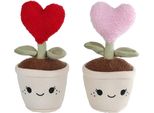 Portami A Casa Peluche Pianta - Cuore, 27 Cm