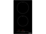 Heinner HBHI-M2ZBSTC Piano Cottura A Induzione Da Incasso, 2 Zone Di Cottura, Comandi Touch, Timer, Vetro Nero