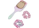 Pusheen - Set Di Spazzole Per Capelli "Sorridi Ogni Giorno"" NS8672 (Taglia Unica) (Viola/Rosa/Marrone)"