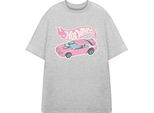Hot Wheels - Maglietta Da Donna A Maniche Corte NS8806 (M) (Grigio Melange)