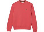 Lacoste - Felpa Girocollo Uomo/Donna Unisex GT345 (Xs) (Rosso)