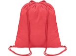 Midocean - Borsa Da Ginnastica "Coloured"", Cotone MO925 (Taglia Unica) (Rosso)"