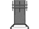 Sms 16-010-1S Supporto Per Display Mobile, Per Display Da 98'', Copertura In Feltro, Nero