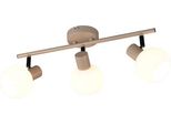 Plafoniera, Metallo, Beige Caldo, E14, 3 Luci, L 45 Cm