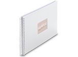 Hama Spiral Album Fine Art 36X32 Cm 50 Pagine Bianche Bianco