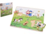 Johntoy Fien E Teun Puzzle In Legno Giocattolo Educativo Abilità Motorie