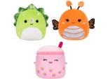 Micromallows SQMM0192 - Confezione Da 3, Mini Squishmallows Super Morbidi, Peluche Da 6,5 Cm (Mony, Tristan, Victoria)