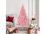 Maison Exclusive - Albero Di Natale Artificiale Preilluminato Rosa 150 Cm Pvc