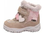 Superfit Husky+ Scarpe Invernali Da Bambina Foderate Beige Rosa 23