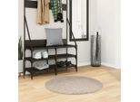 Stabli MöBel Tappeto Shaggy Pamplona A Pelo Alto Moderno Beige Ø 80 Cm - Tappeti Di Design CC5684588 1Pacco