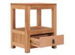 Syfax™ Comodino 40X30X50 Cm In Legno Massello Di Teak