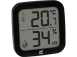 Tfa.Me Trasmettitore Termoigrometrico ID-A0 Indoor Tfa 30.3908 Ampio Display Temperatura Umidità Dell'aria : Nero : Senza Batterie