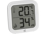 Tfa.Me Trasmettitore Termoigrometrico ID-A0 Indoor Tfa 30.3908 Ampio Display Temperatura Umidità : Bianco : Senza Batterie