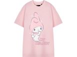 Hello Kitty - T-Shirt Da Donna A Maniche Corte NS8848 (S) (Rosa)