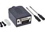 Inline® Morsettiera Breakout D-Sub 9, Spina, Morsetto A Vite, Vite Zigrinata