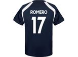 Tottenham Hotspur Fc - Maglietta "Romero 17"" Per Ragazzi GF460 (146) (Blu Navy)"