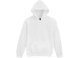 Gildan - Felpa Con Cappuccio "Softstyle"" Per Bambini, Peso Medio, Pile BC7167 (128) (Bianco)"