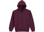 Gildan - Felpa Con Cappuccio "Softstyle"" Per Bambini, Peso Medio, Pile BC7167 (128) (Rosso Vino)"