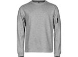 Tee Jays - Felpa Da Uomo, Girocollo, Atletica BC7157 (Xs) (Grigio Melange)