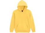 Gildan - Felpa Con Cappuccio "Softstyle"" Per Bambini, Peso Medio, Pile BC7167 (128) (Margherita)"