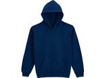 Gildan - Felpa Con Cappuccio "Softstyle"" Per Bambini, Peso Medio, Felpa BC7167 (128) (Blu Navy Scuro)"
