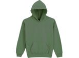 Gildan - Felpa Con Cappuccio "Softstyle"" Per Bambini, Peso Medio, Pile BC7167 (158-164) (Verde Militare)"
