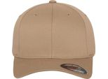 Flexfit - Cappellino Da Baseball Per Uomo/Donna Unisex, Lana Pettinata BC7201 (XS-S) (Marrone Kaki)