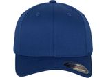 Flexfit - Cappellino Da Baseball Per Uomo/Donna Unisex, Lana Pettinata BC7201 (S-M) (Blu Reale)