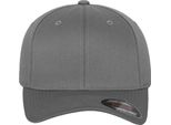 Flexfit - Cappellino Da Baseball Per Uomo/Donna Unisex, Lana Pettinata BC7201 (S-M) (Grigio)
