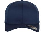 Flexfit - Cappellino Da Baseball Per Uomo/Donna Unisex, Lana Pettinata BC7201 (L-XL) (Blu Navy)