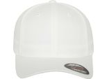 Flexfit - Cappellino Da Baseball Per Uomo/Donna Unisex, Lana Pettinata BC7201 (S-M) (Bianco)