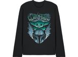 Star Wars: The Mandalorian - Maglietta "Clan Of Two"" Per Uomo/Donna Unisex, Maniche Lunghe TV30165 (S) (Nero)"