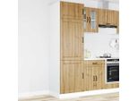 Syfax™ Armadio Da Cucina Lucca Rovere Artigianale Legno Multistrato