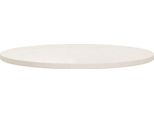 Syfax™ Piano Tavolo Bianco Ø80X2,5 Cm In Legno Massello Di Pino