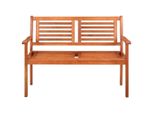 Syfax™ Panchina Da Giardino 2 Posti 120 Cm Legno Massello Di Eucalipto