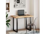 Syfax™ Piano Scrivania A Olio 100X70X4 Cm Legno Massello Acacia