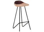 Syfax™ Sgabelli Da Bar 4 Pz Marroni In Vera Pelle